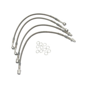 brake hose kit Moto Guzzi 850 T5 '86- complete grey