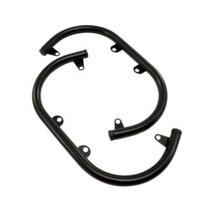Crash bar Moto Guzzi cylinders round OEM Replica pair black