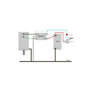 Alternative view of Voltage regulator alternator Bosch 12V