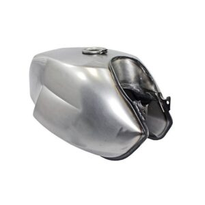 Alternative view of Fuel tank Moto Guzzi  steel front opening