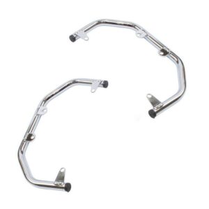 Alternative view of Crash bar Moto Guzzi Teste Quadre cylinder guard chrome pair