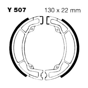 Alternative view of Coppia ganasce freno per Yamaha YZ