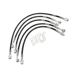 Kit tubi freno per Moto Guzzi 750 S3 completo nero