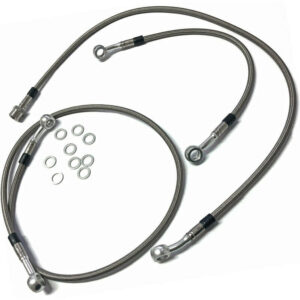 Kit tubi freno per Moto Guzzi V35 III completo grigio