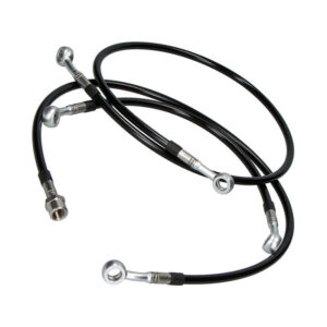 Kit tubi freno per Moto Guzzi V35, V50 completo nero