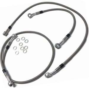 Kit tubi freno per Moto Guzzi V50 III anteriore grigio