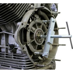 Alternative view of flange removal tool for Moto Guzzi